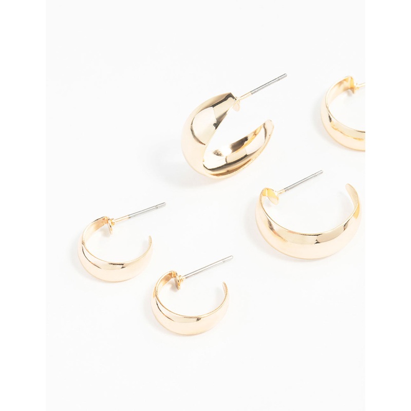 Gold Chubby Pack Hoops