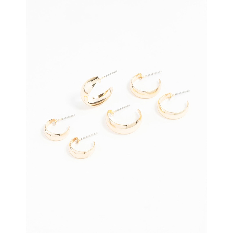 Gold Chubby Pack Hoops
