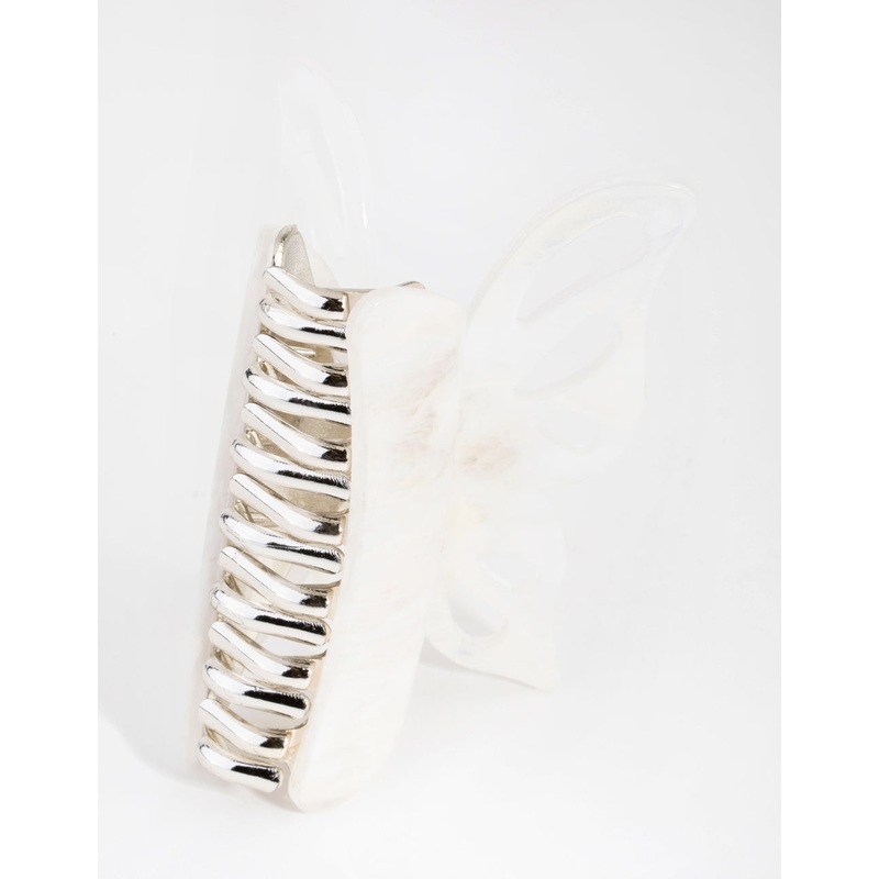 White Marble Butterfly Claw