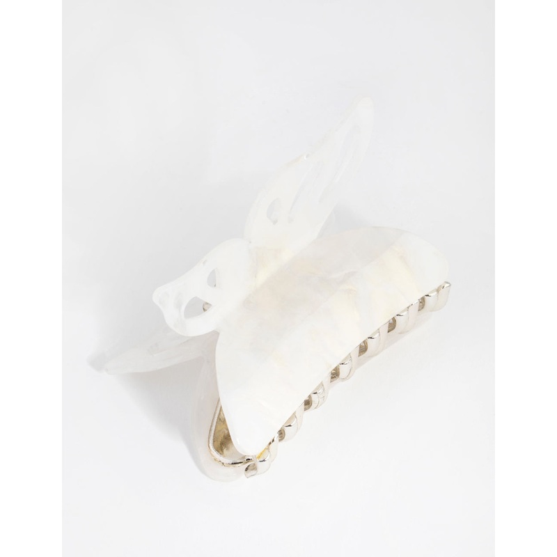 White Marble Butterfly Claw