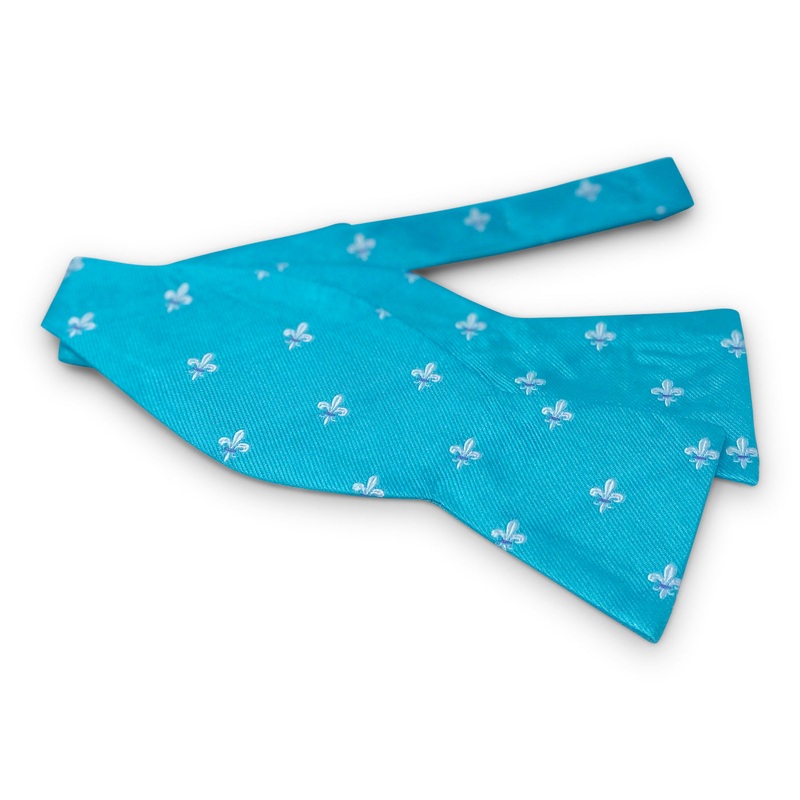 Fleur de Lis: Bow – Aqua