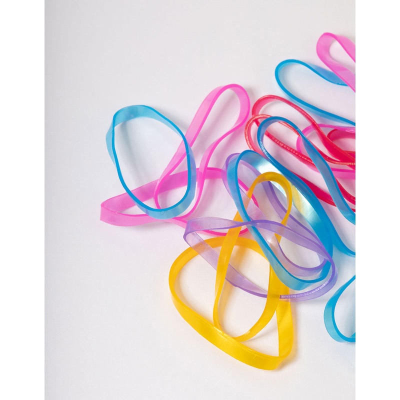 Bright Mini Hair Elastics 60-Pack