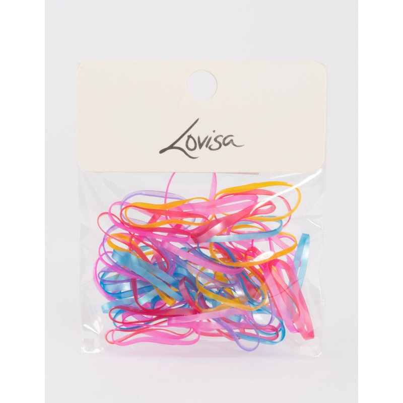 Bright Mini Hair Elastics 60-Pack
