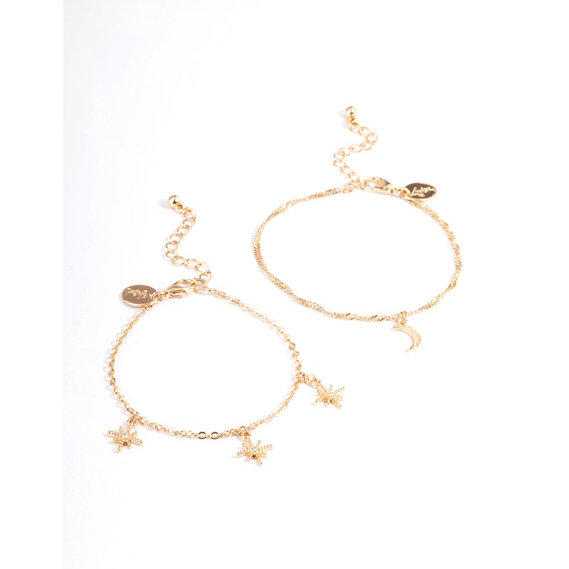 Gold Twist Celestial Bracelet Pack