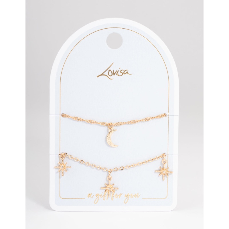 Gold Twist Celestial Bracelet Pack