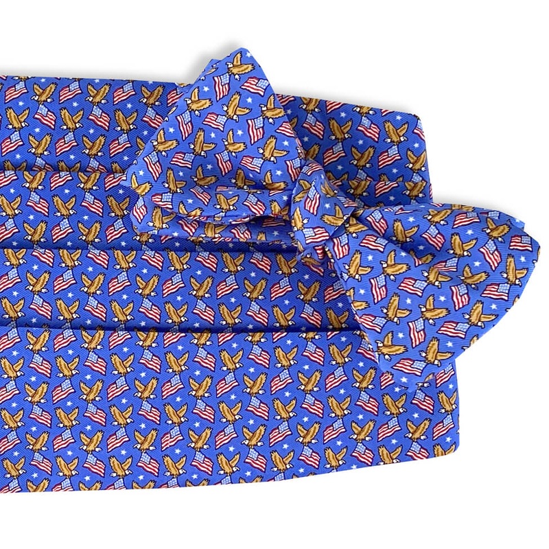 American Eagle: Cummerbund Set – Blue