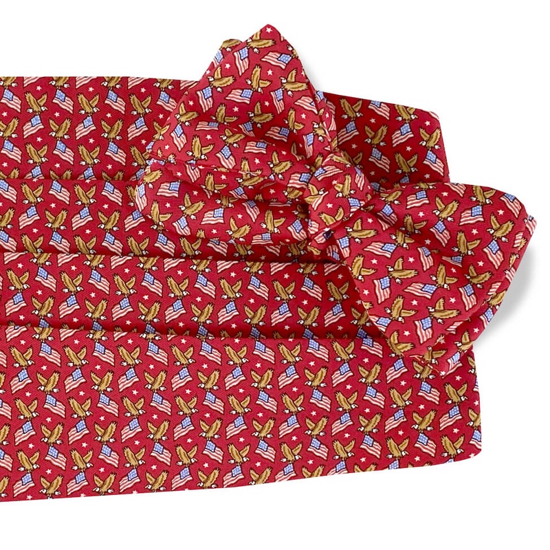 American Eagle: Cummerbund Set – Red