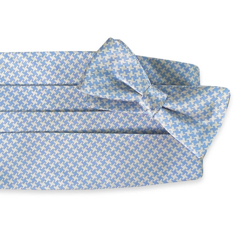 Gatsby Houndstooth: Cummerbund Set – Carolina