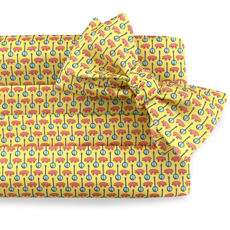 Pig Pickin’: Cummerbund Set – Yellow