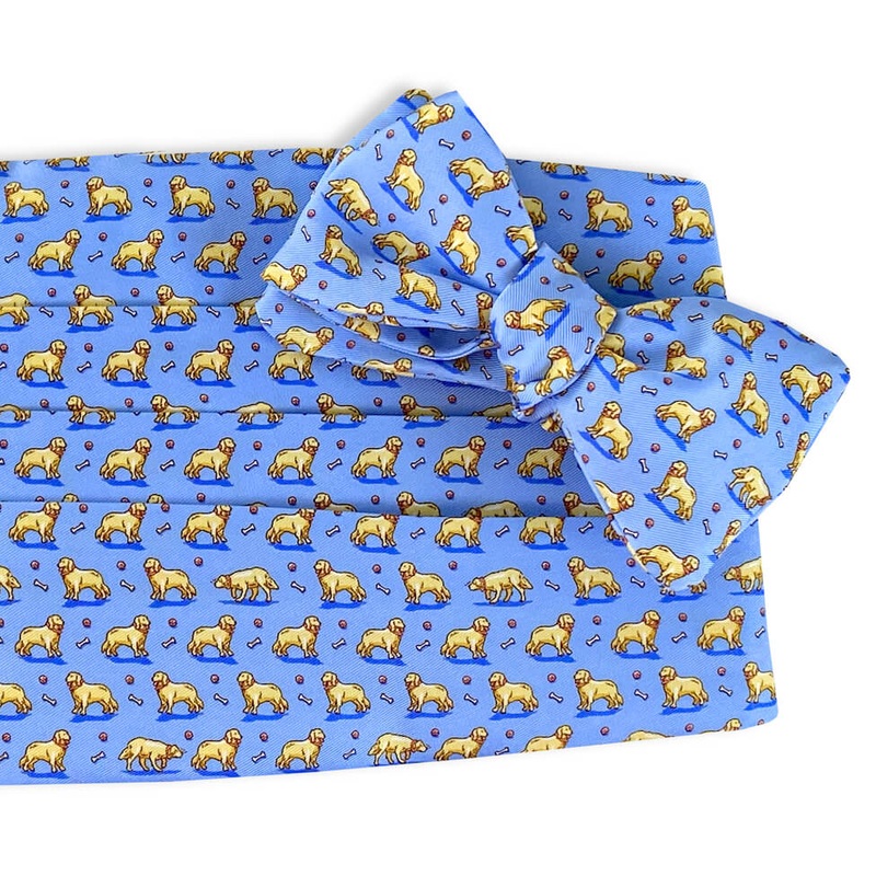 Puppy Love: Cummerbund Set – Light Blue
