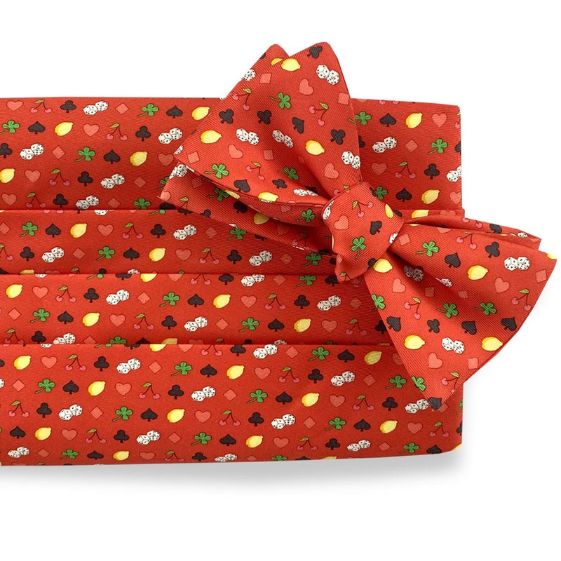 Slots of Luck: Cummerbund Set – Red