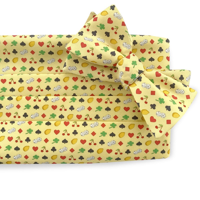 Slots of Luck: Cummerbund Set – Yellow