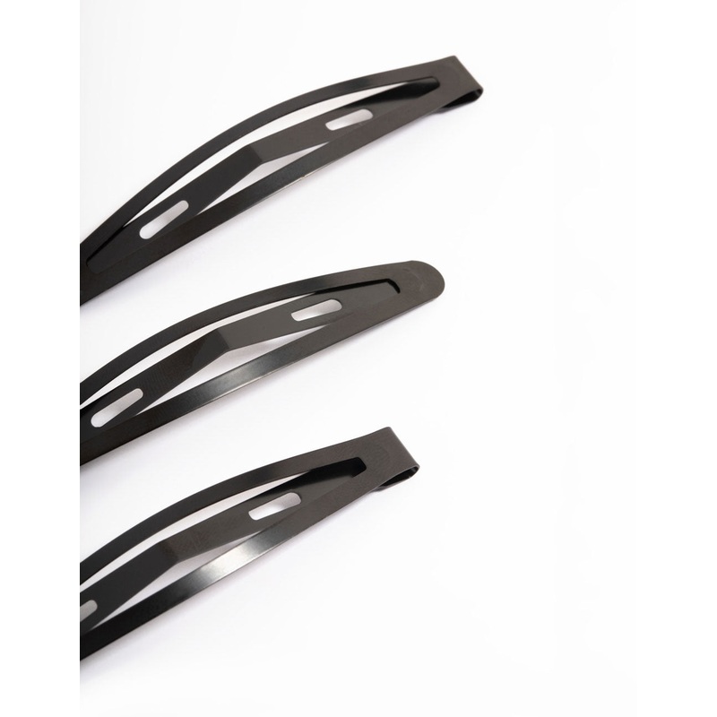 Coated Black Large Long Snap Clip Pack