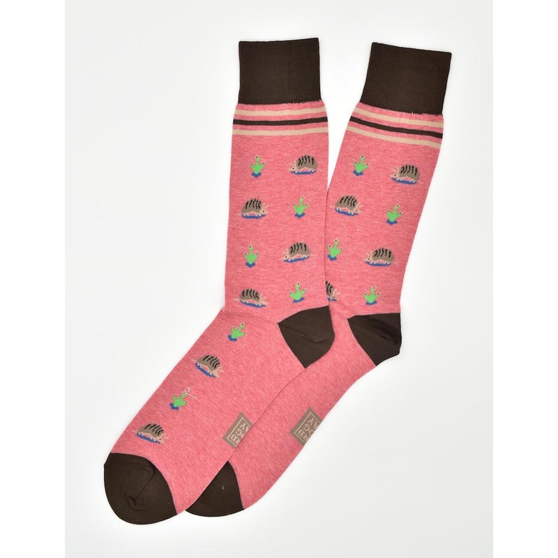Armadillo Crossing: Socks – Dusty Pink
