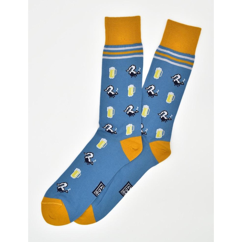 Drunk as a Skunk: Socks – Blue