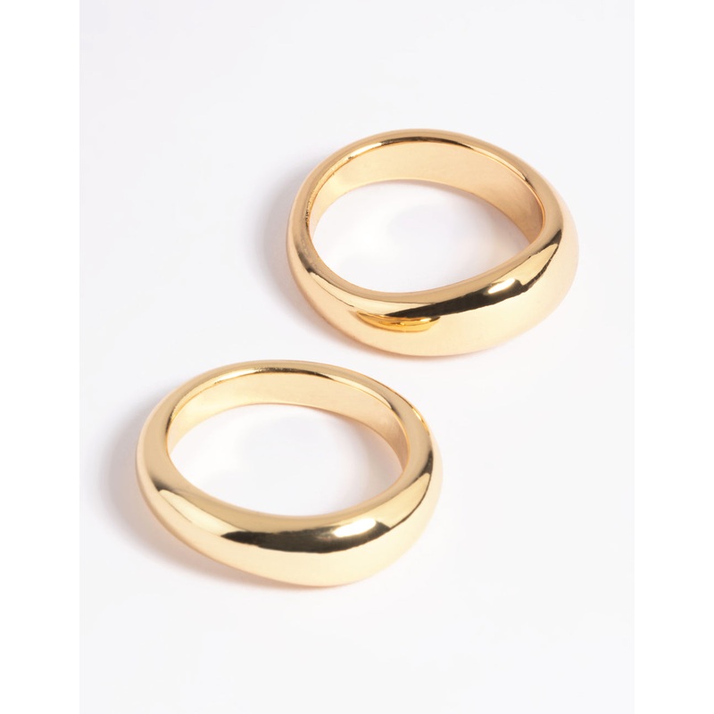 Gold Plated Ring Set|SM|ML