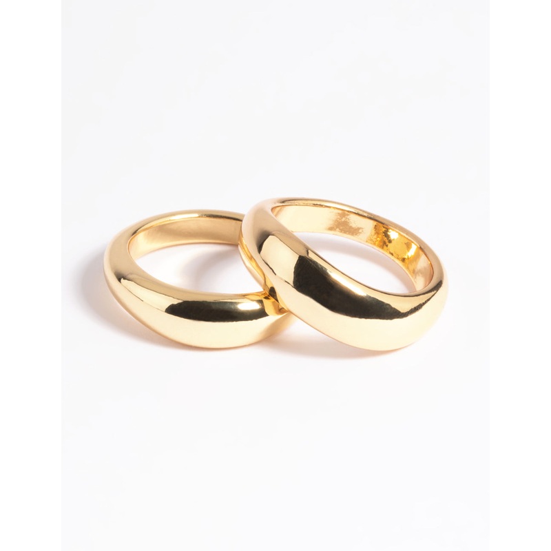 Gold Plated Ring Set|SM|ML