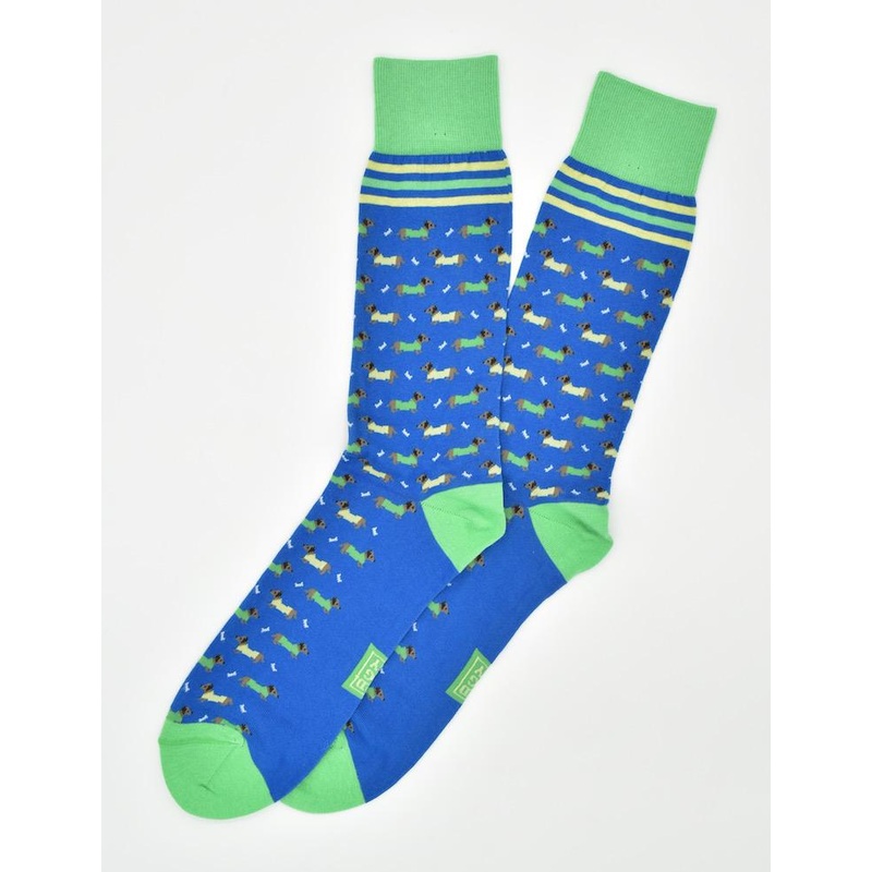 Dachshund Dash: Socks – Blue
