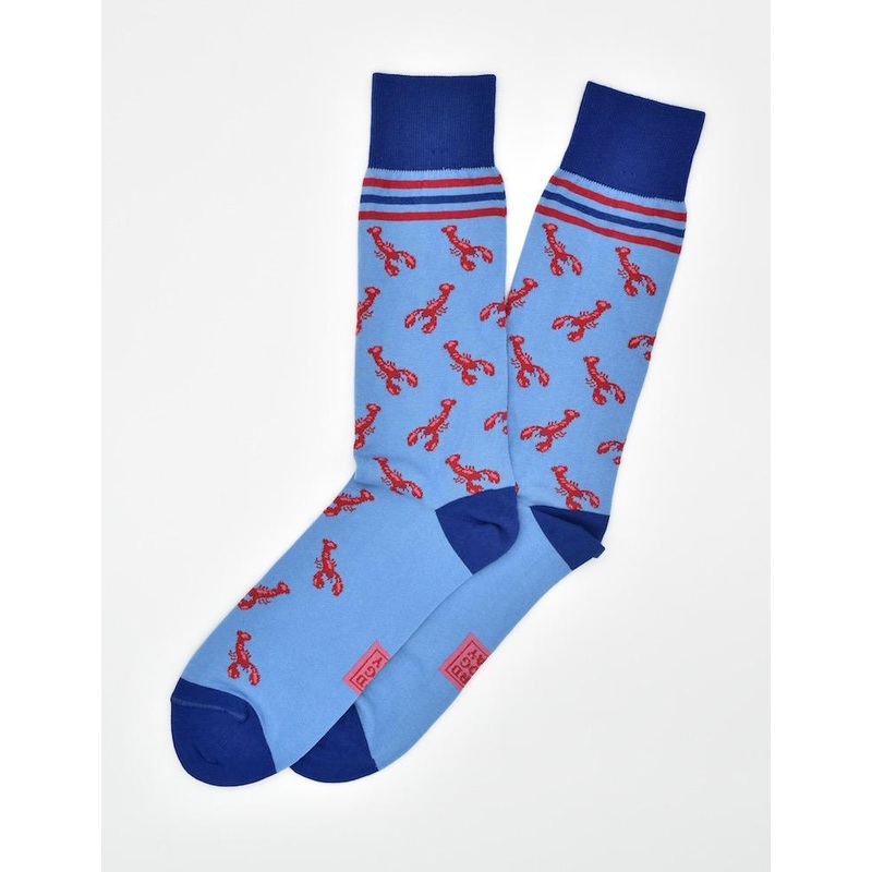 Lobster Lounge: Socks – Light Blue