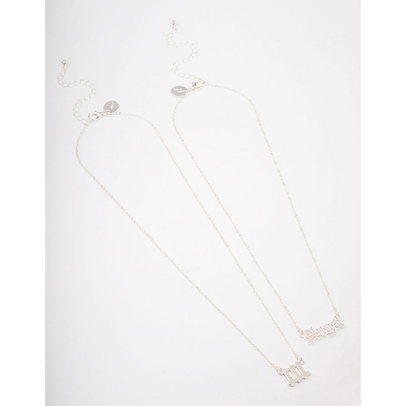 Silver Plated Angel Number ‘111’ Necklace Pack