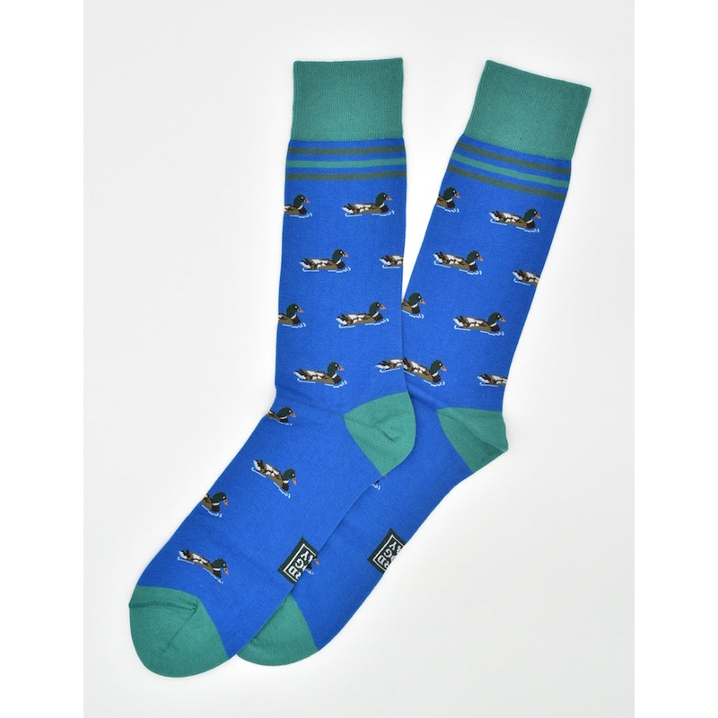 Sitting Ducks: Socks – Mid Blue