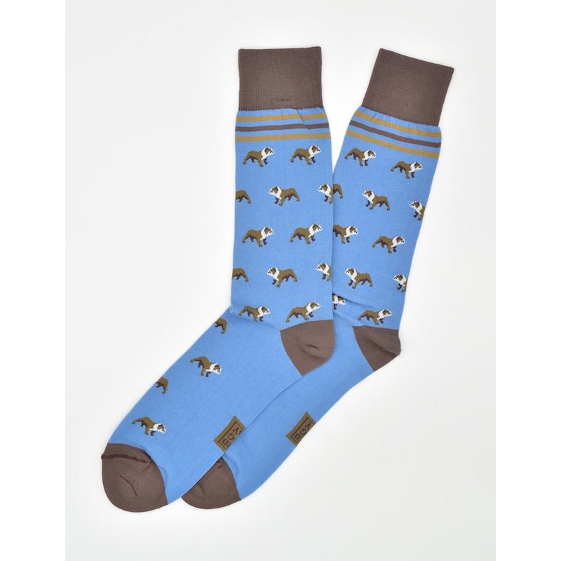 Bulldog Bonanza: Socks – Blue
