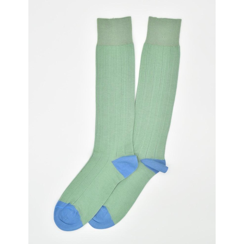Pedigree Over the Calf Solid: Socks – Mint