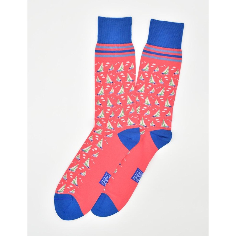 Royal Regatta: Socks – Coral