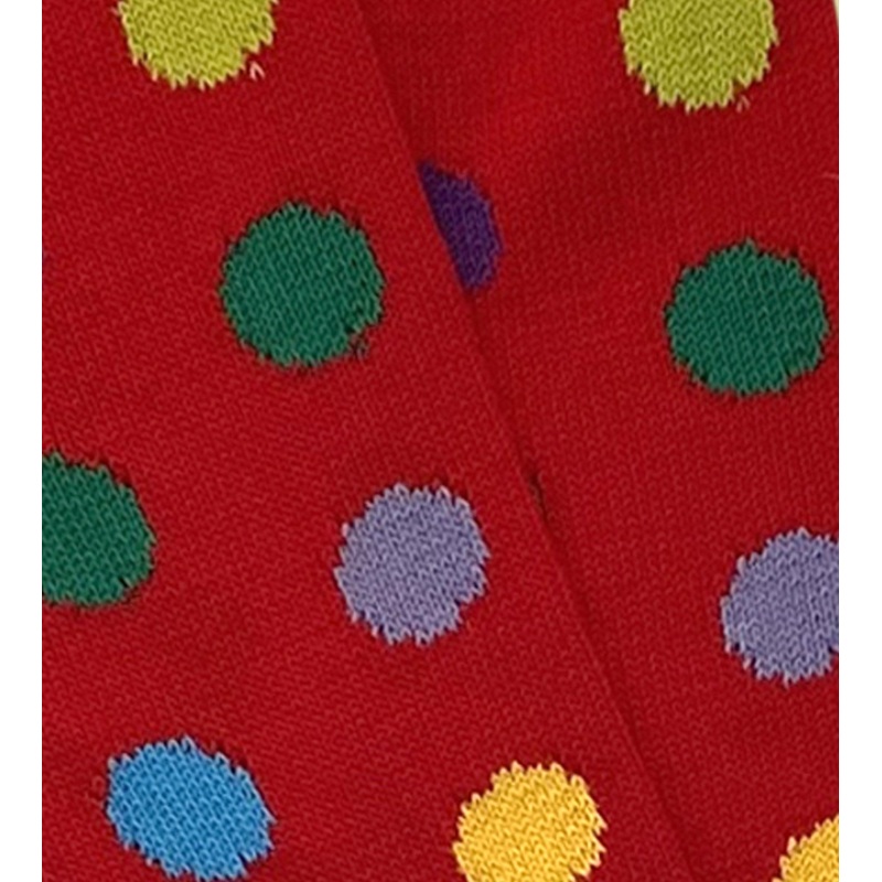 Royal Spots: Portabello Red – Combed Cotton