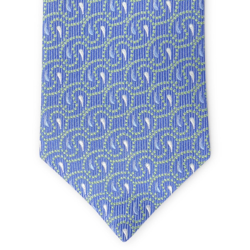 Bespoke Paisley Power: Tie – Blue