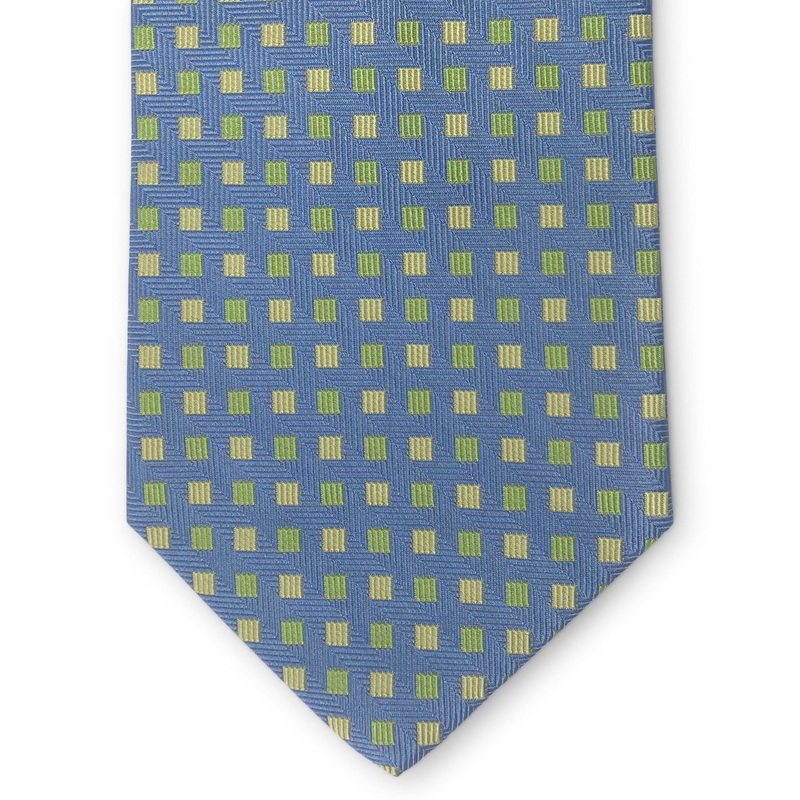 Bespoke Small Squares: Tie – Blue