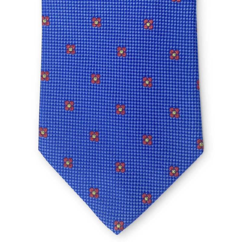 Bespoke Spring Blooms: Tie – Blue/Red