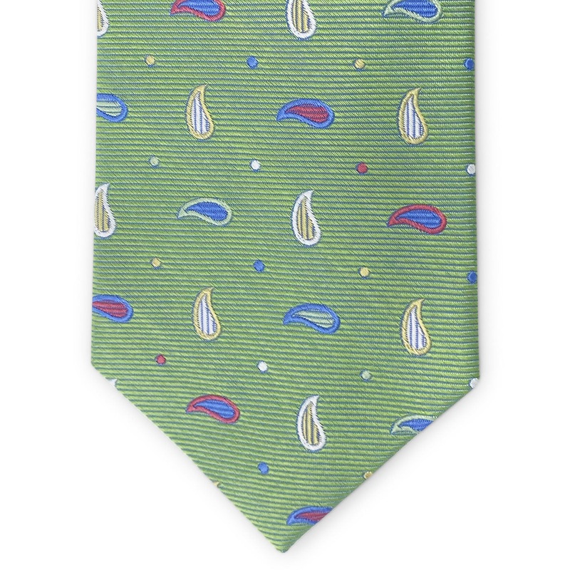 Bespoke Paisley Soiree: Tie – Green