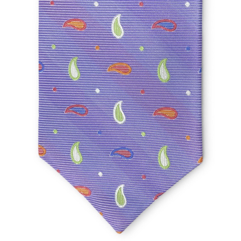 Bespoke Paisley Soiree: Tie – Purple