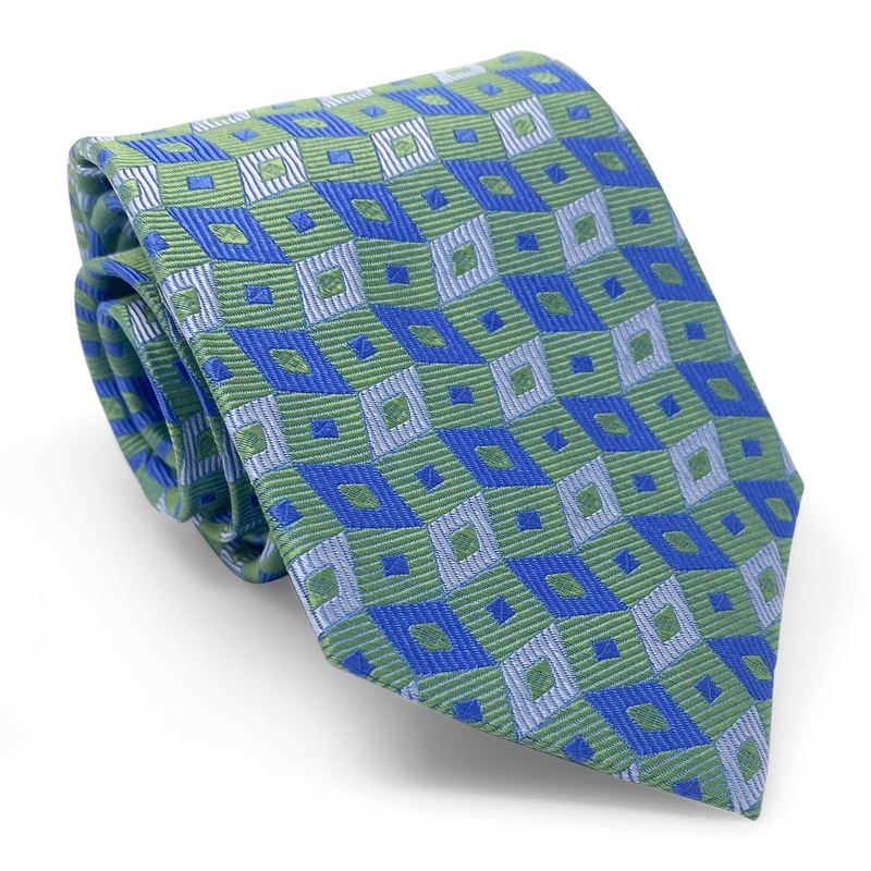 Bespoke Rhombus: Tie – Green