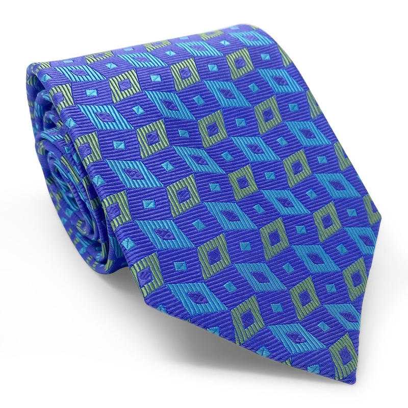 Bespoke Rhombus: Tie – Purple