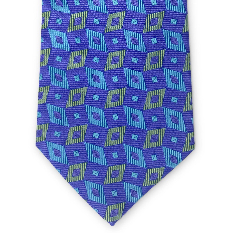 Bespoke Rhombus: Tie – Purple
