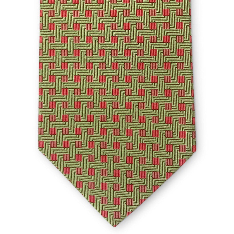 Bespoke Small Squares: Tie – Green