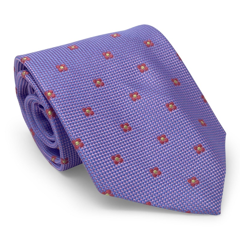 Bespoke Spring Blooms: Tie – Purple