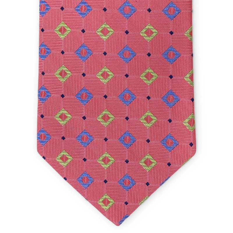 Bespoke Squares on the Bias: Tie – Red