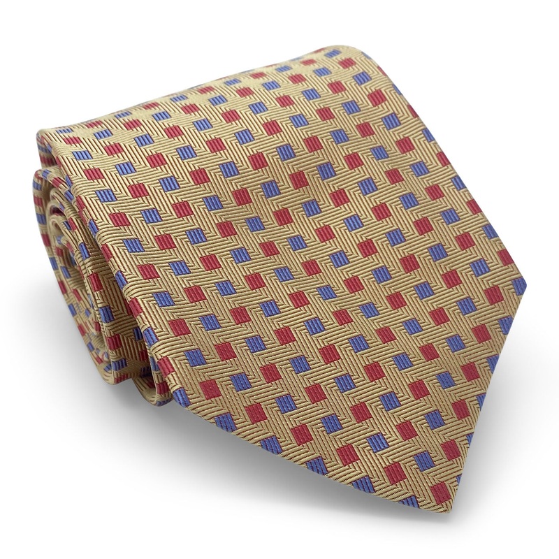 Bespoke Small Squares: Tie – Yellow