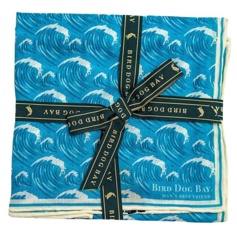 Big Time Breakers: Cotton Pocket Square – Blue