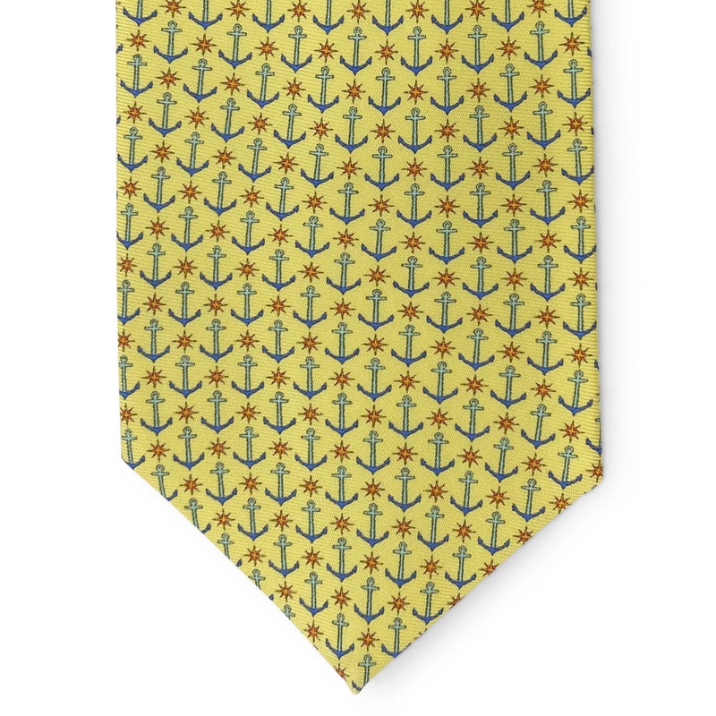 Compass Rose: Tie – Yellow