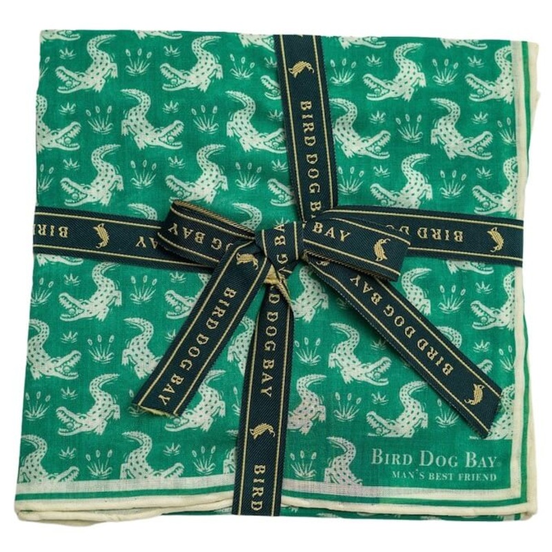 Gator Golf: Cotton Pocket Square – Green