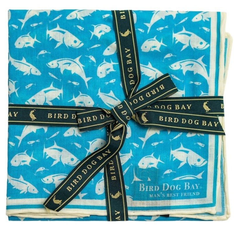Grand Slam: Cotton Pocket Square – Blue