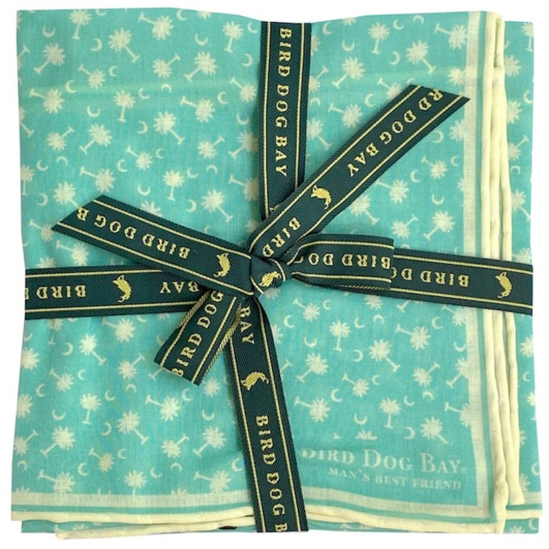 Palmetto Moon: Cotton Pocket Square – Mint