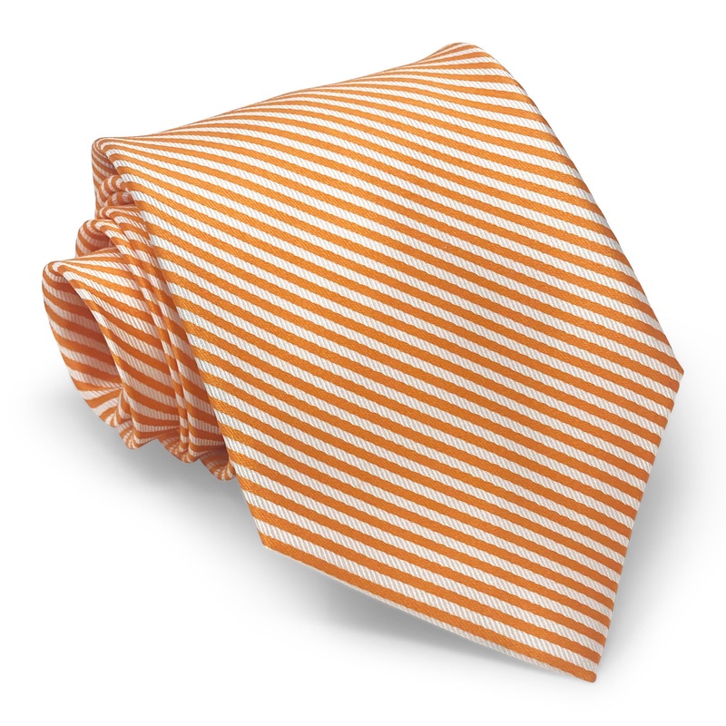 Signature Stripe: Tie – Orange