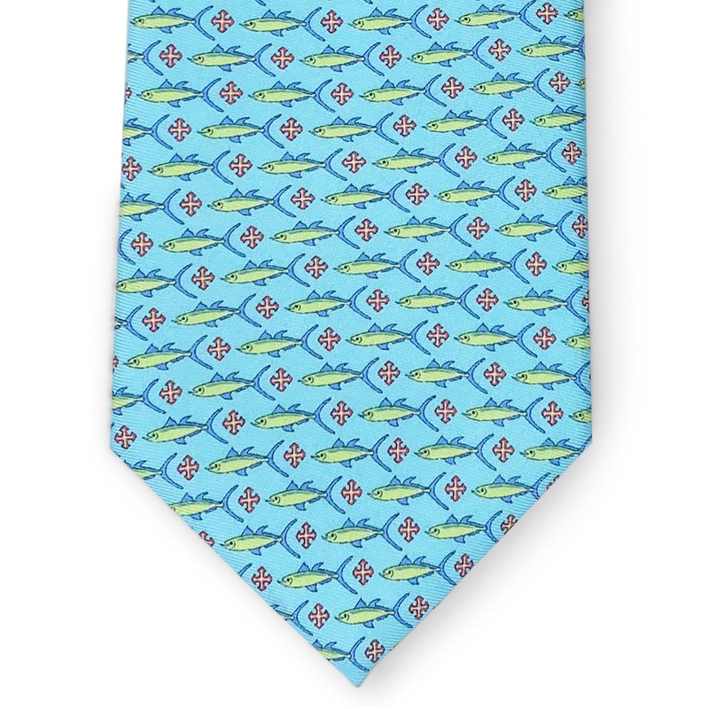 Holy Mackerel: Tie – Aqua