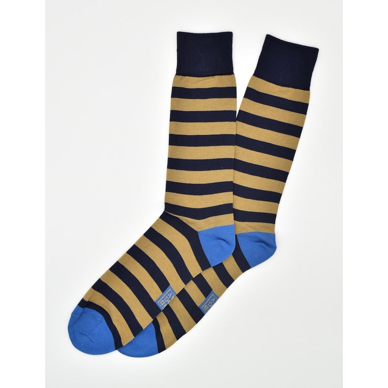 Last Call Stripe: Socks – Navy