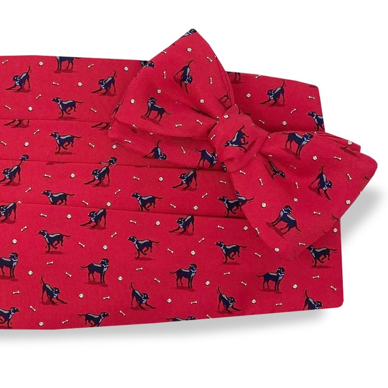 Black Lab Heaven: Cummerbund Set – Red